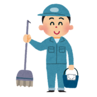 清掃スタッフのイラスト