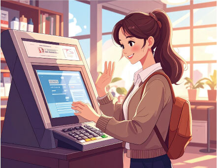 チェックアウト